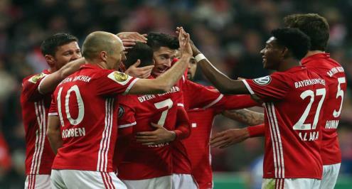 بالفيديو.. بايرن ميونخ يتأهل لنصف نهائي كأس ألمانيا